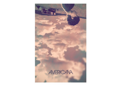 AMERICANA Poster Design - Created with Adobe Creative Suite by CJ Mascarelli.