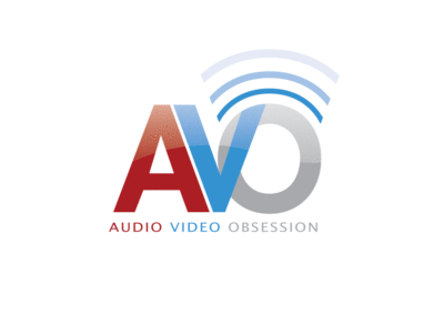Logo Design created with Adobe Illustrator by CJ Mascarelli for Audio Video Obsession.