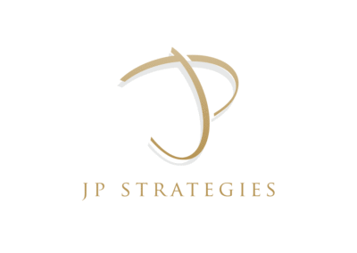 Logo Design created with Adobe Illustrator by CJ Mascarelli for JP Strategies.