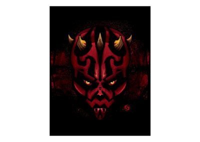 MAUL - Vector-based illustration created with Adobe Illustrator by CJ Mascarelli.