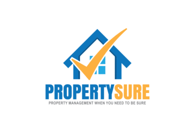 Logo Design created with Adobe Illustrator by CJ Mascarelli for Property Sure.